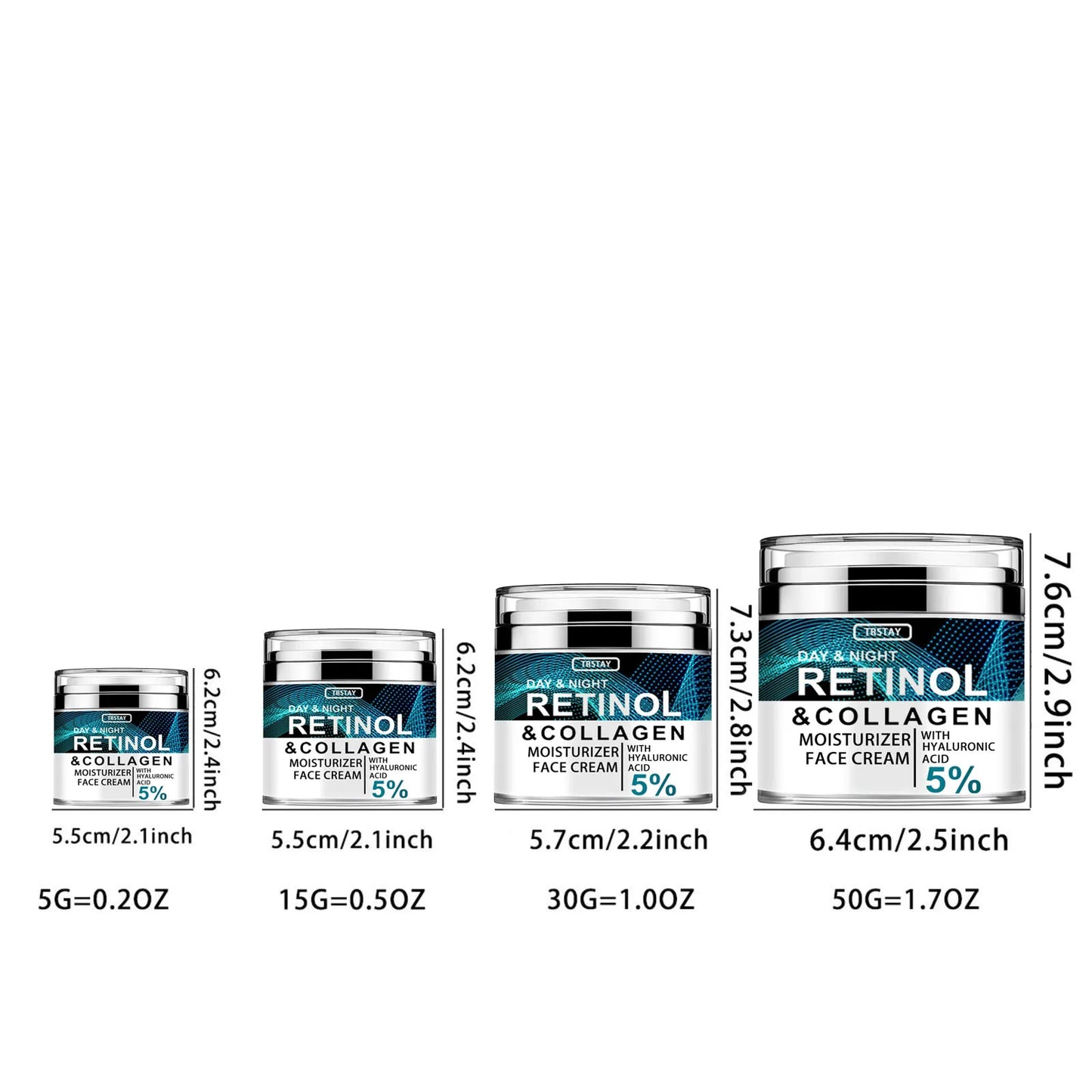 Collagen Cream for Face with Retinol and Hyaluronic Acid