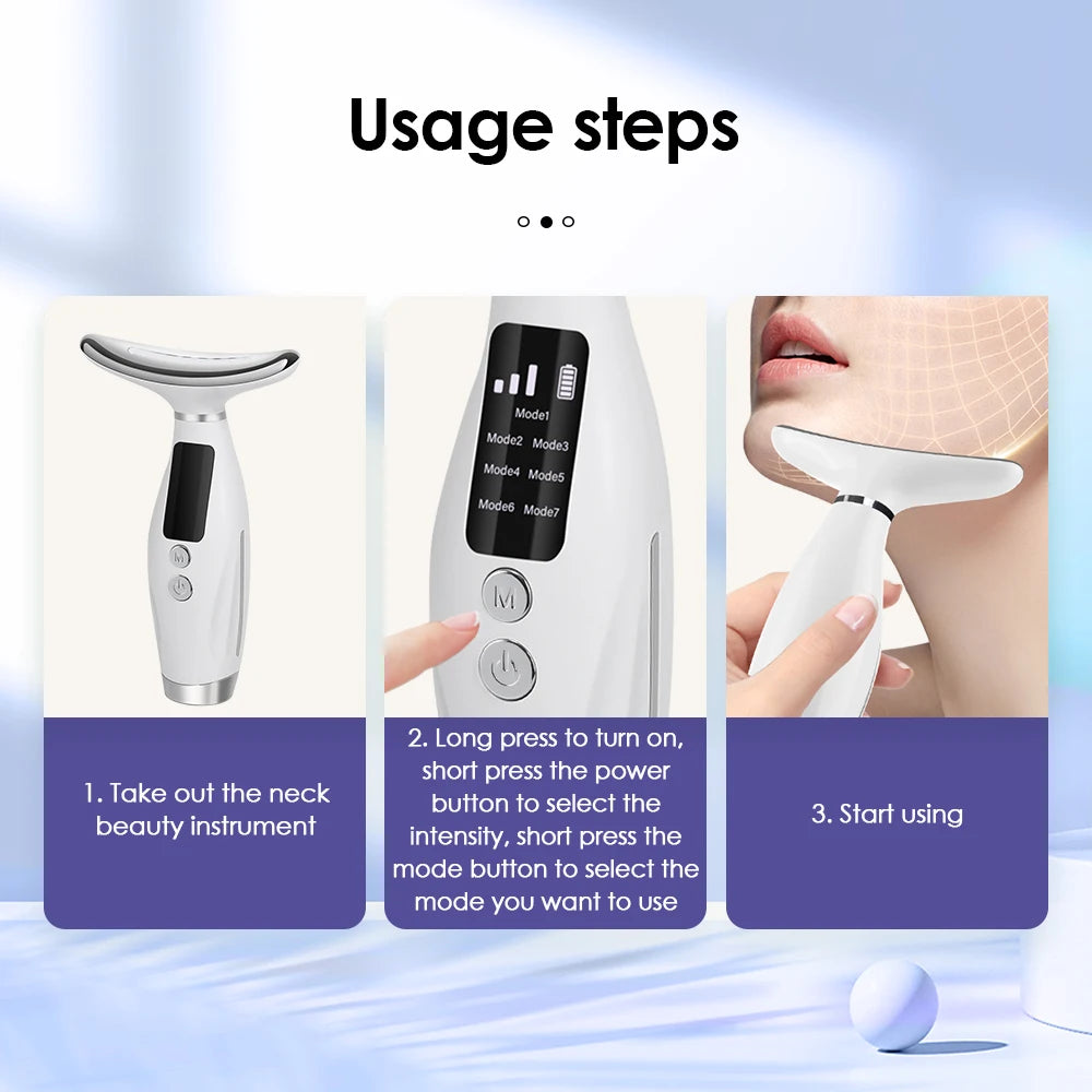 Neck and Face Beauty Device